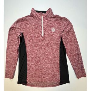 Horseware Aveen Technical Long Sleeve Top Red Wine Color 1/4 Zip UPF Women's XL